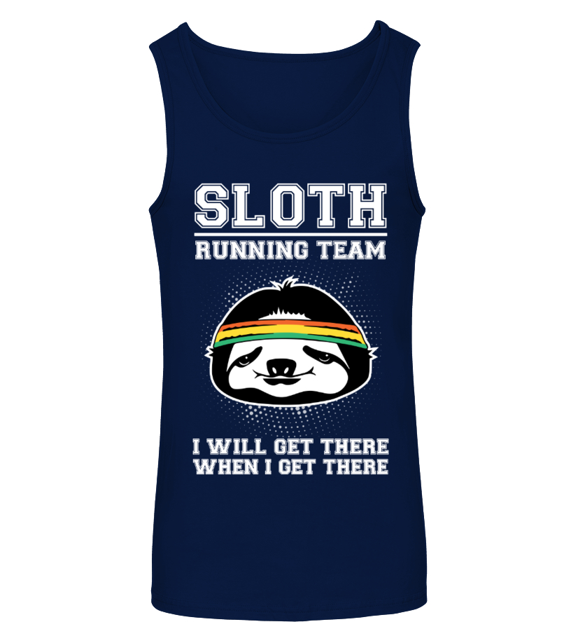 sloth running club t shirt