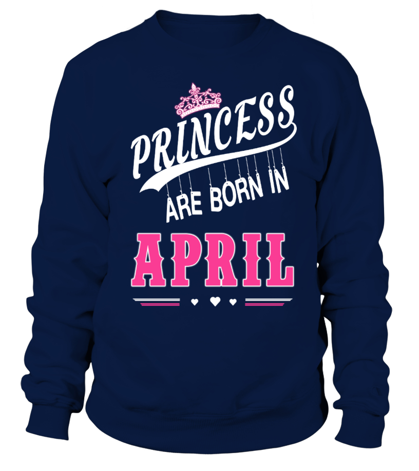 princess are born in april t shirt