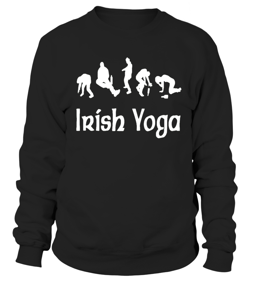 Moletom - Irish Yoga T-Shirt For Men Women T-Shirt Humor Irish Tshirt