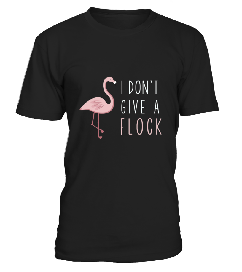 black and pink flamingo shirt