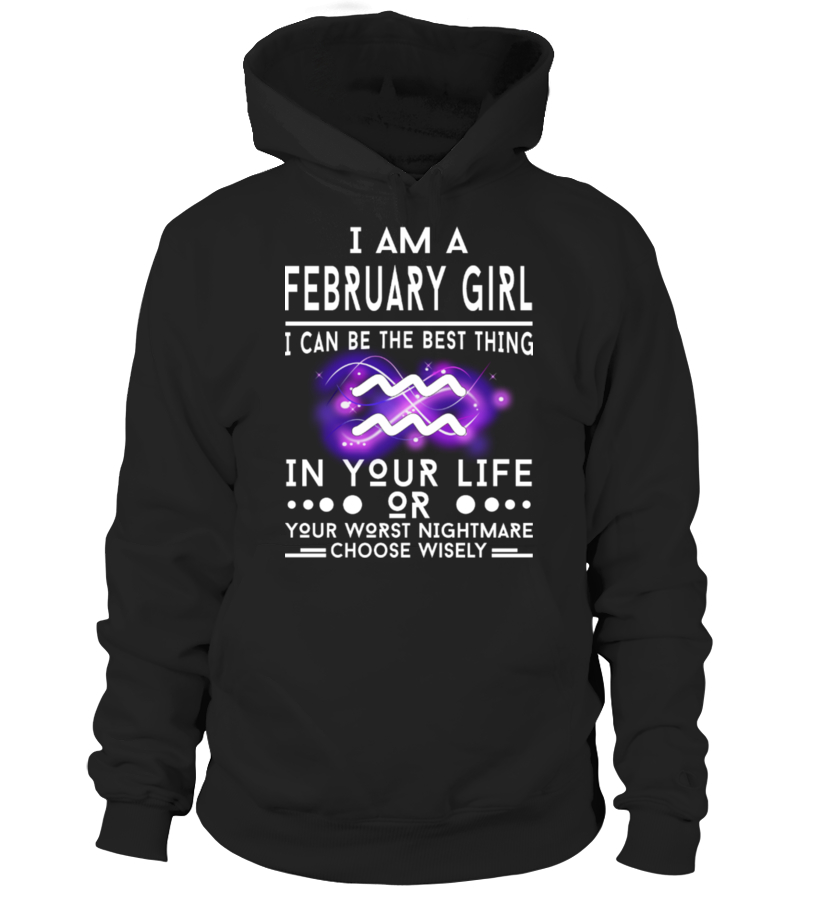 february girl hoodie