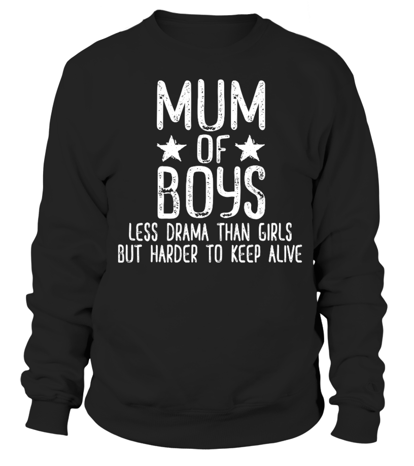 mum of boys sweatshirt