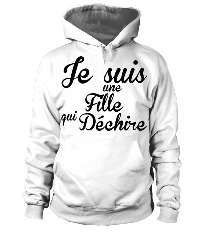 Une fille best sale en sweat