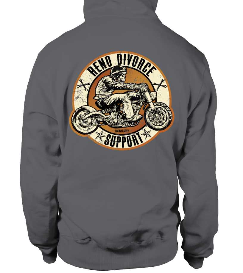 RENO SUPPORT Bobber Vintage Style Hoodie Teezily