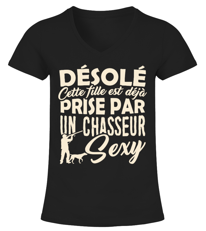 Prise par un Chasseur Sexy T collector T Shirts Sweats Mugs