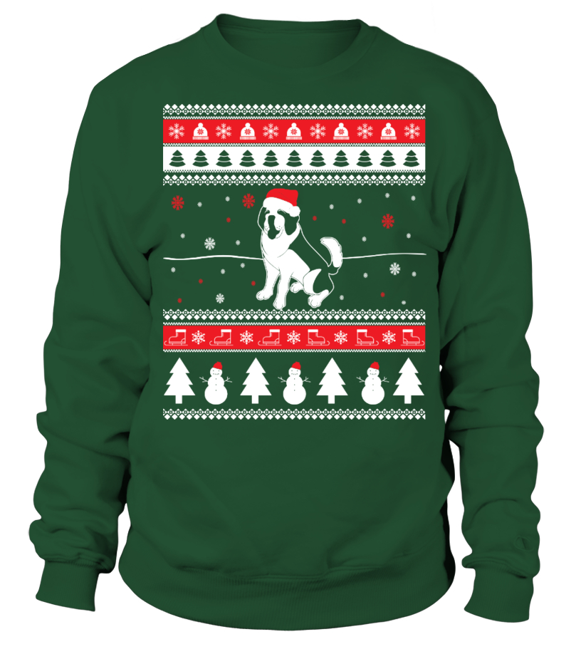 Saint bernard clearance christmas sweater