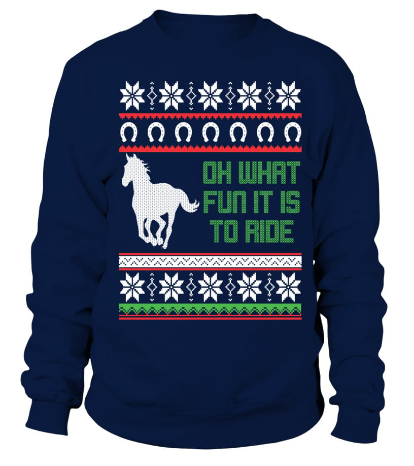 Christmas horse clearance jumper