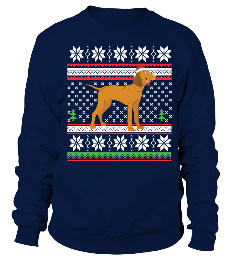 vizsla christmas jumper