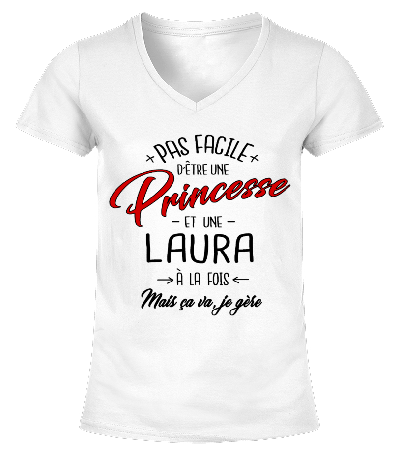 Teezily T Shirt Femme Princesse Chieuse Humour Ca Va Je Gere T Shirts A Manches Courtes Bilkvarteret Femme