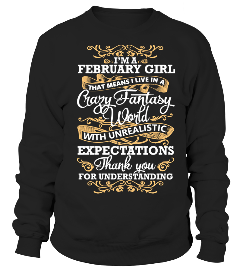 February hot sale girl sweatshirt