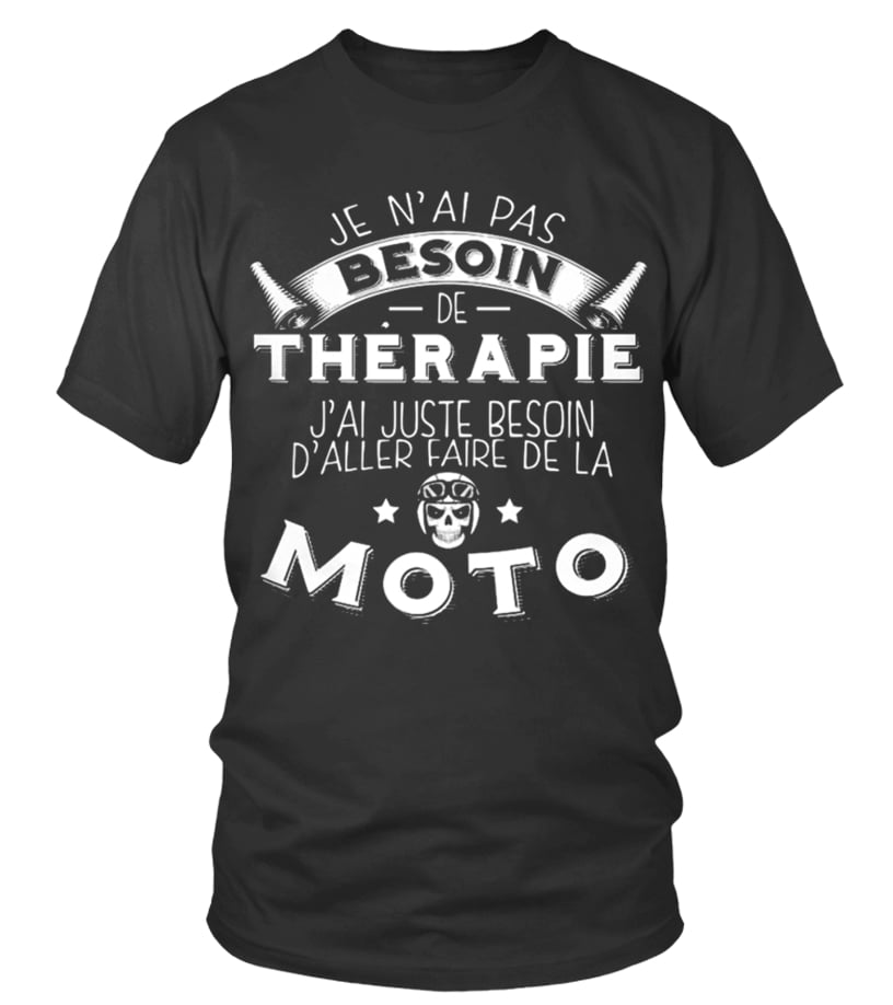 T Shirt Moto Cross Thérapie