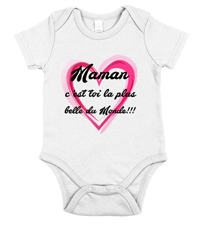 T Shirt Maman C Est Toi La Plus Belle Du Monde T Teezily