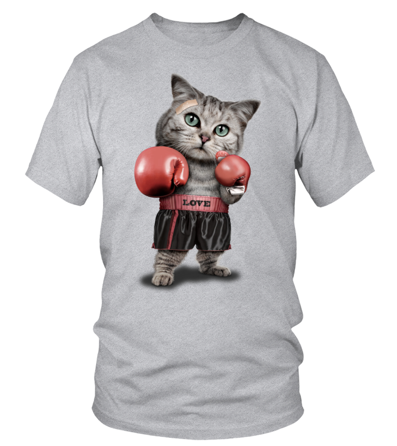 boxing cat t shirt