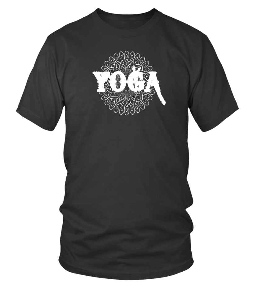 Namaste Mandala T Shirt Yoga Pilates Meditation Om Gift Tee