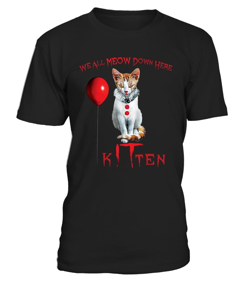 We all meow outlet down here t shirt