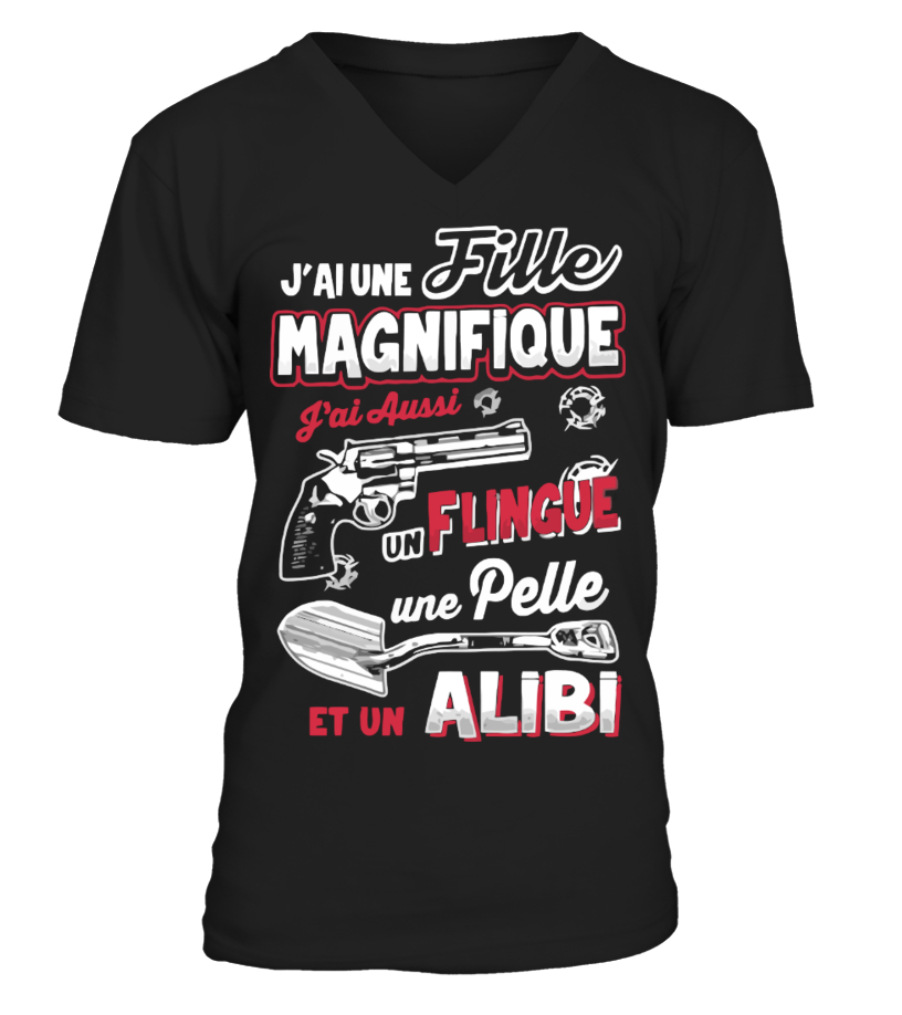 PAPA J AI UNE FILLE MAGNIFIQUE T shirt Teezily