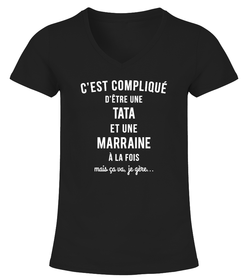 Je Suis Une Marraine Qui Déchire Idée Original Tata Tante T-Shirt