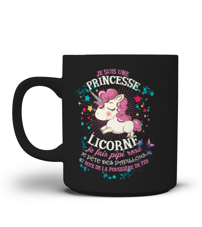 Mug Licorne Je cherche un Prince Charmant et une Licorne - Cadeau Licorne  Femme Fille - Tasse Licorne