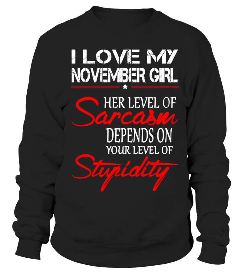 November discount girl sweatshirt