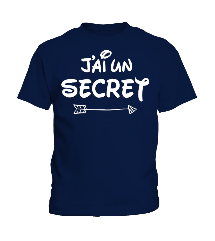 TEEZILY T-Shirt Enfant J'Ai Une Secret