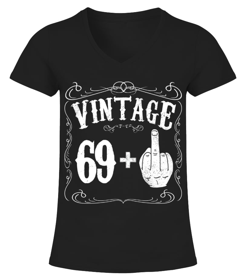 T shirt Vintage middle finger salute 70th birthday gift funny 70