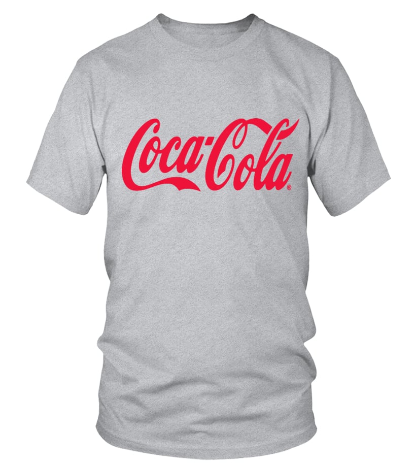 Grey coca best sale cola t shirt