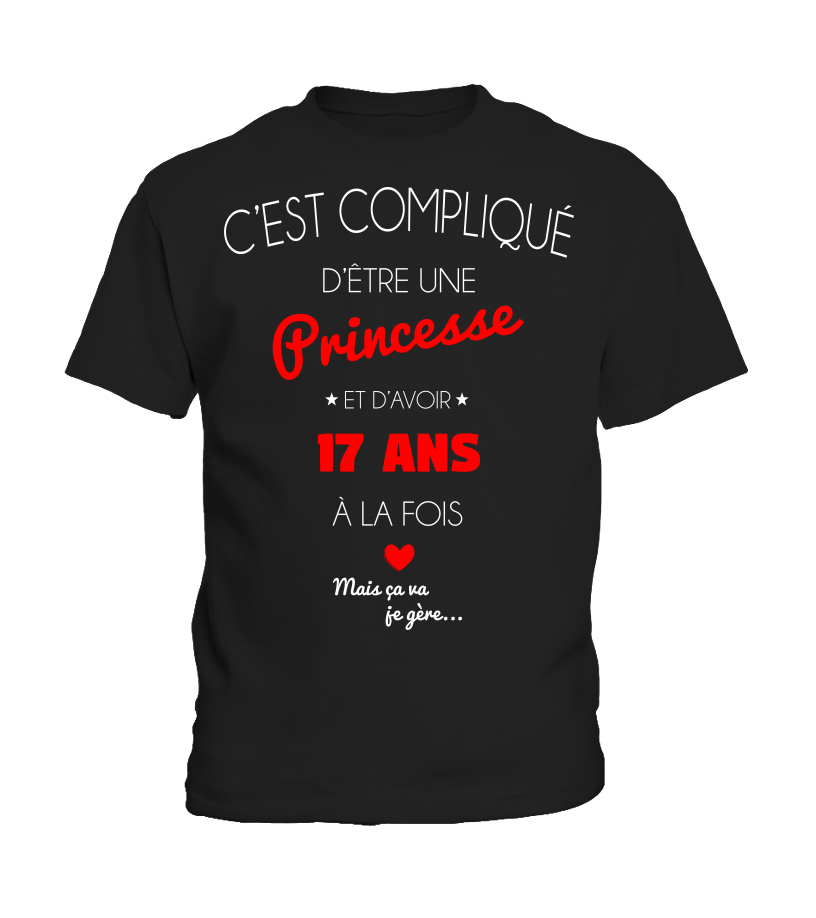 Femme Cadeau Anniversaire 17 Ans Fille Humour Cadeau Fille 17 Ans T Shirt Fille Vetements Mystik Com Au