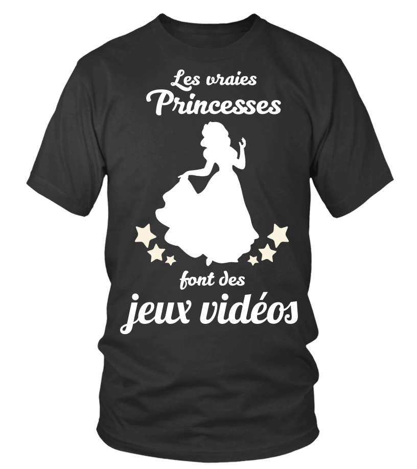 Les Vraies Princesse Sont Jeux Vidéos Cadeau Noël Anniversaire Humour Drôle Femme Cadeaux