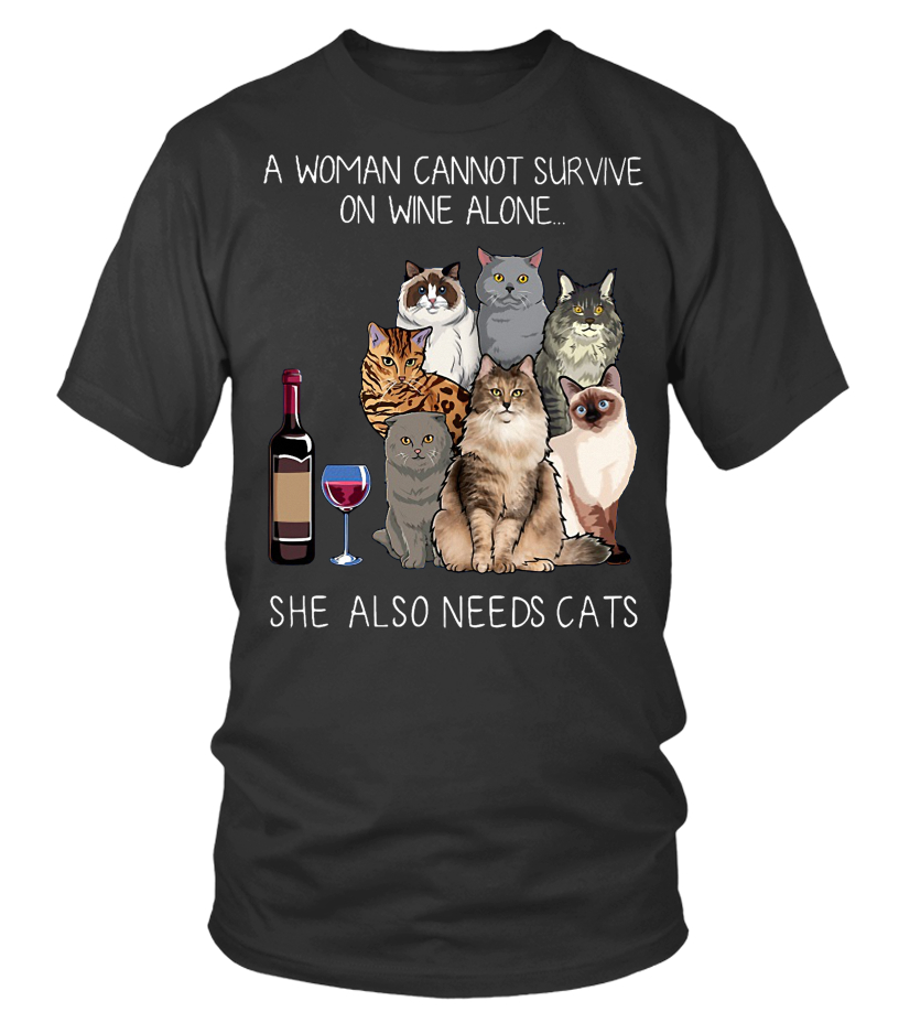 a woman cannot survive on wine alone cat