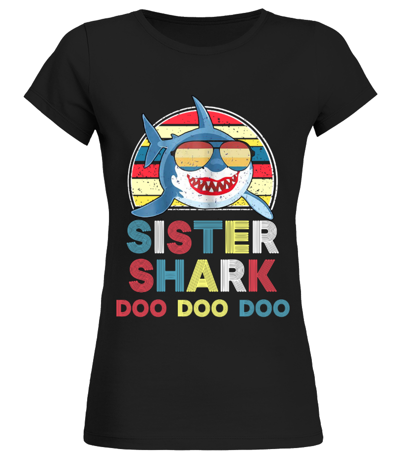SISTER SHARK VINTAGE T shirt Teezily