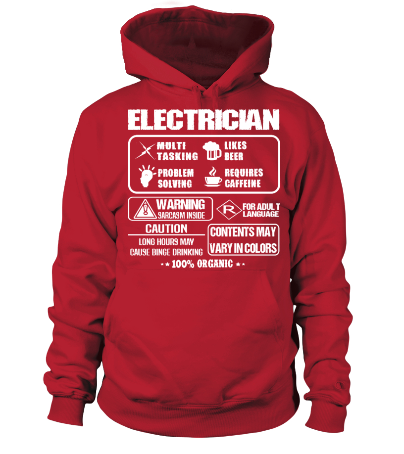 Funny electrician hoodies hot sale