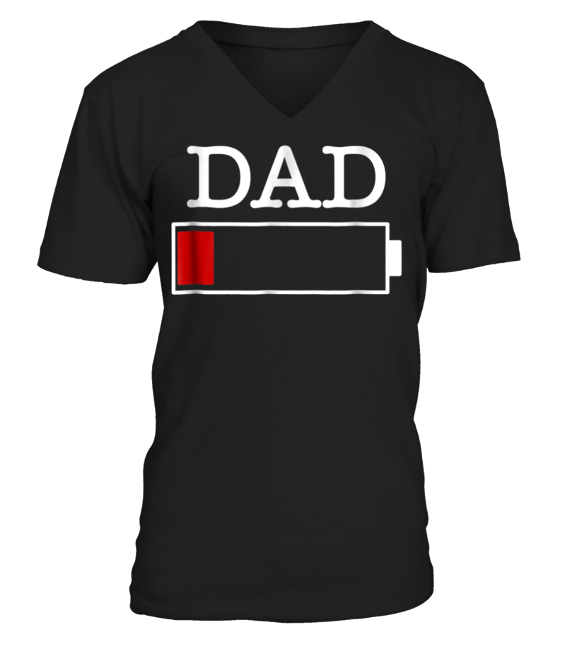 Low Battery Dad Shirt Funny For Dad & Men Energy Loading Tee2x1105 -  T-shirt