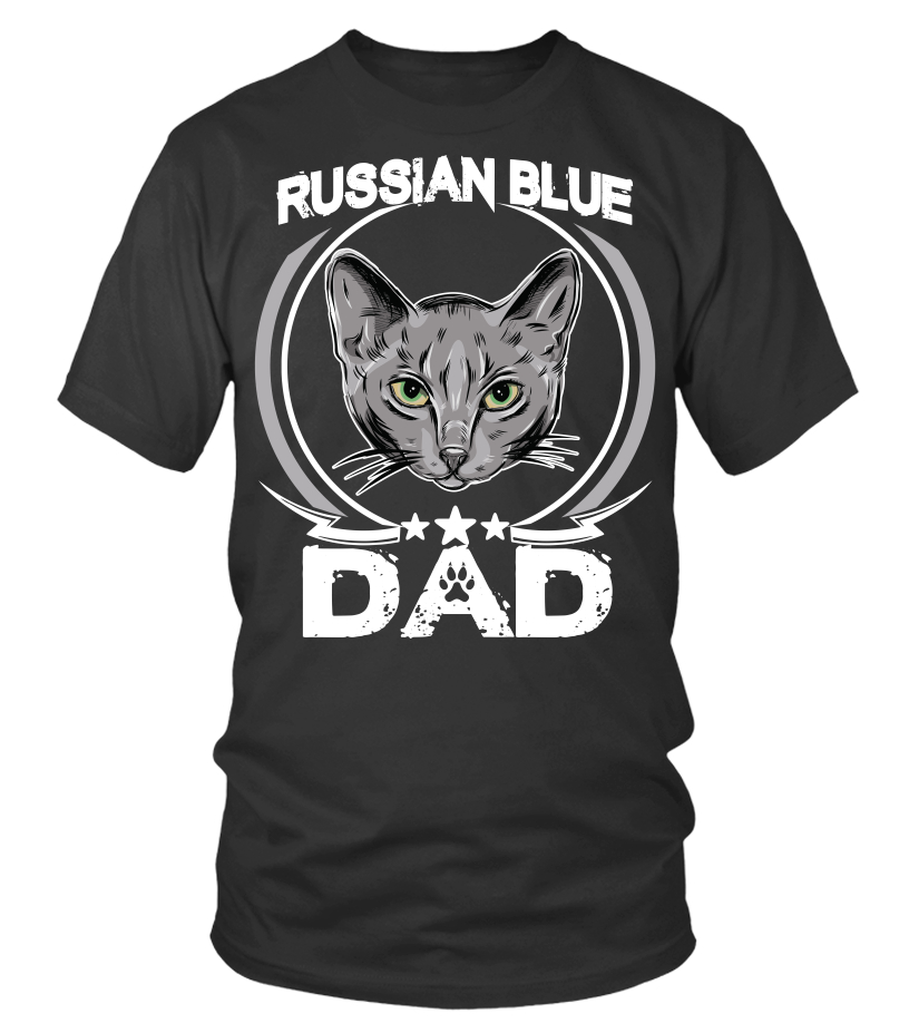 russian blue cat t shirt