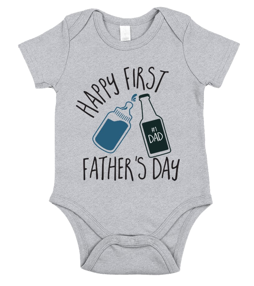 baby onesie first father's day