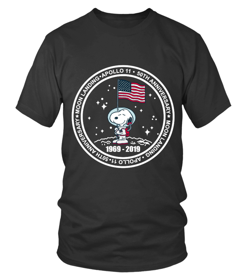 snoopy moon landing shirt