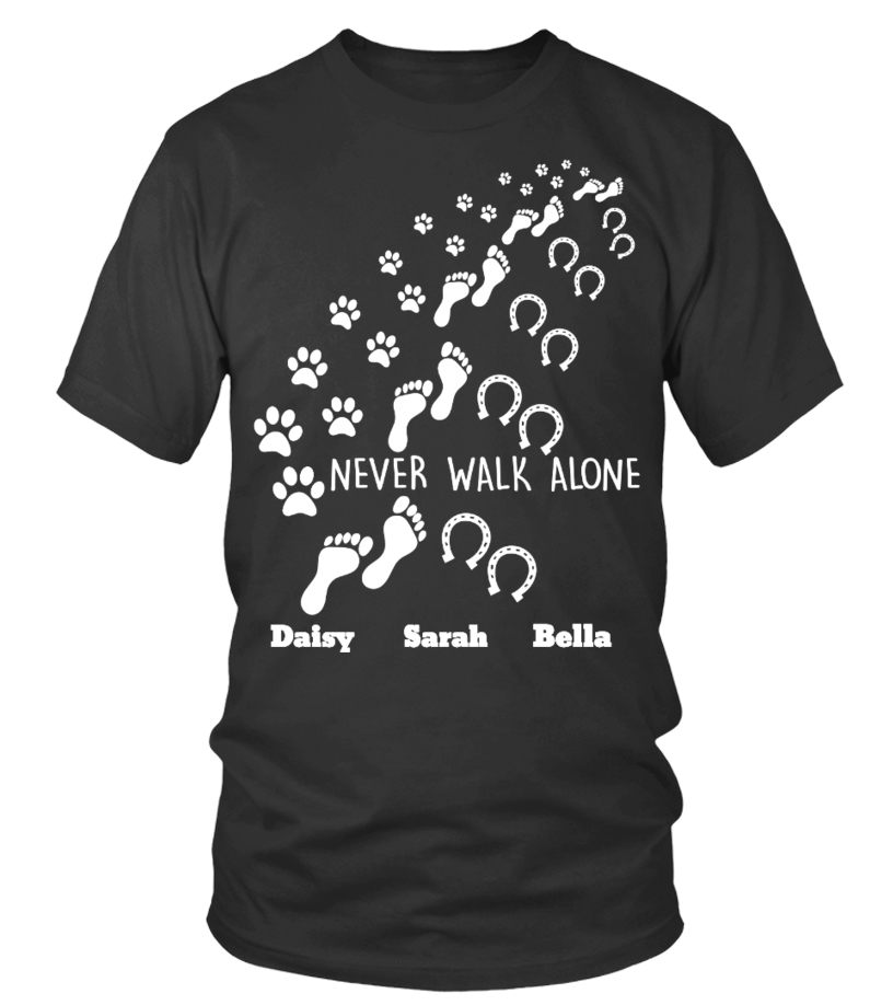 Dog Horse Never Walk Alone T Shirt Teezily