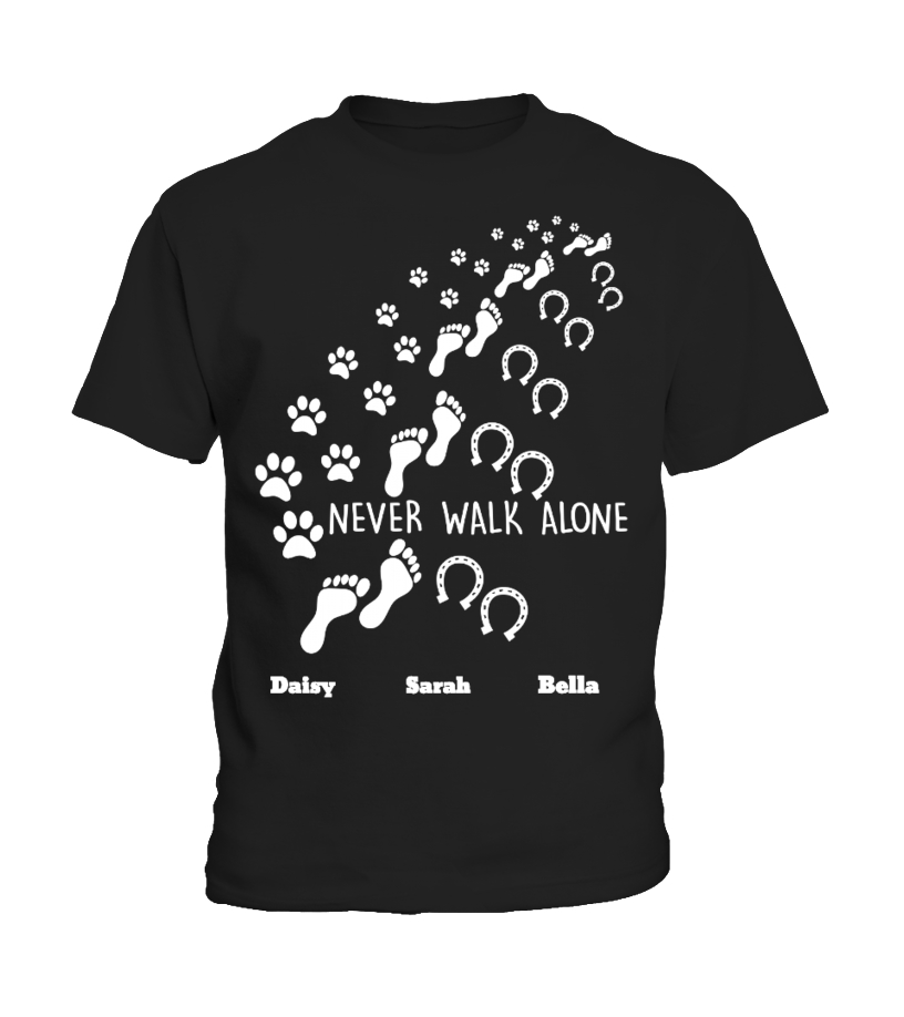 Dog Horse Never Walk Alone T Shirt Teezily