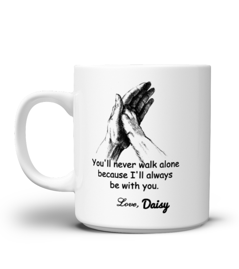 Dog You Never Walk Alone Mug Muggar Teezily