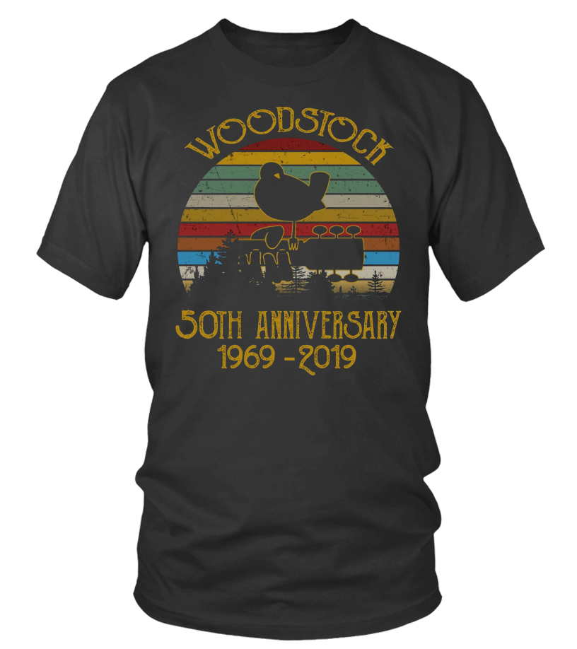 woodstock 50th anniversary t shirt