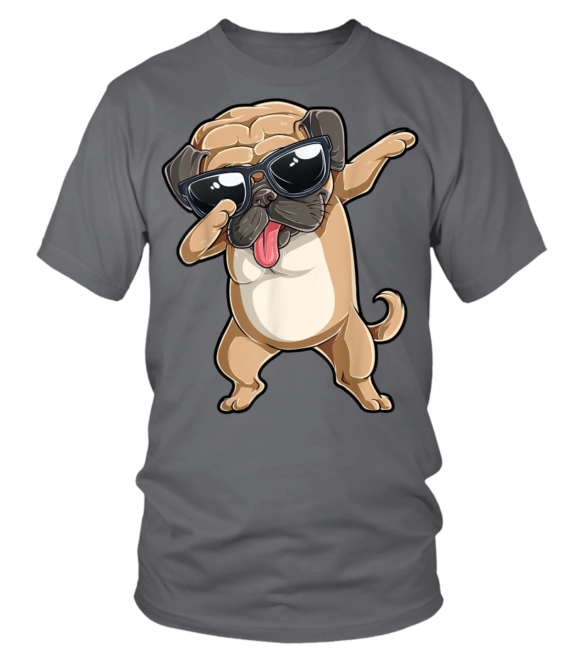 dabbing pug t shirt