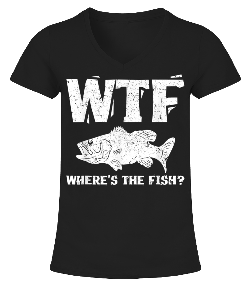 (Ladies) WTF Where's The Fishing! T-Shirt