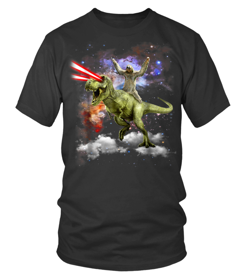 Sloth Riding T-Rex Dinosaur- Funny Sloth Shirt Sloth Riding T-Rex Dinosaur- Funny Sloth Shirt