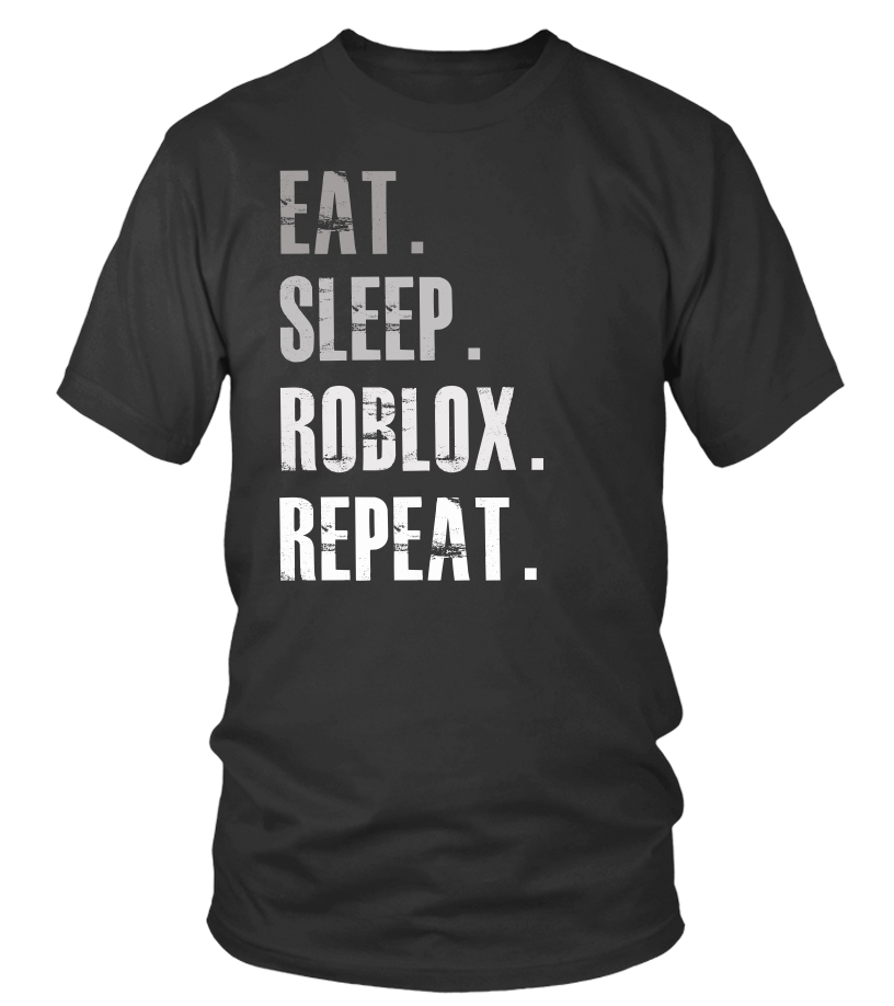 Eat Sleep Roblox Repeat T Shirt Teezily - neon blue r logo shirt roblox