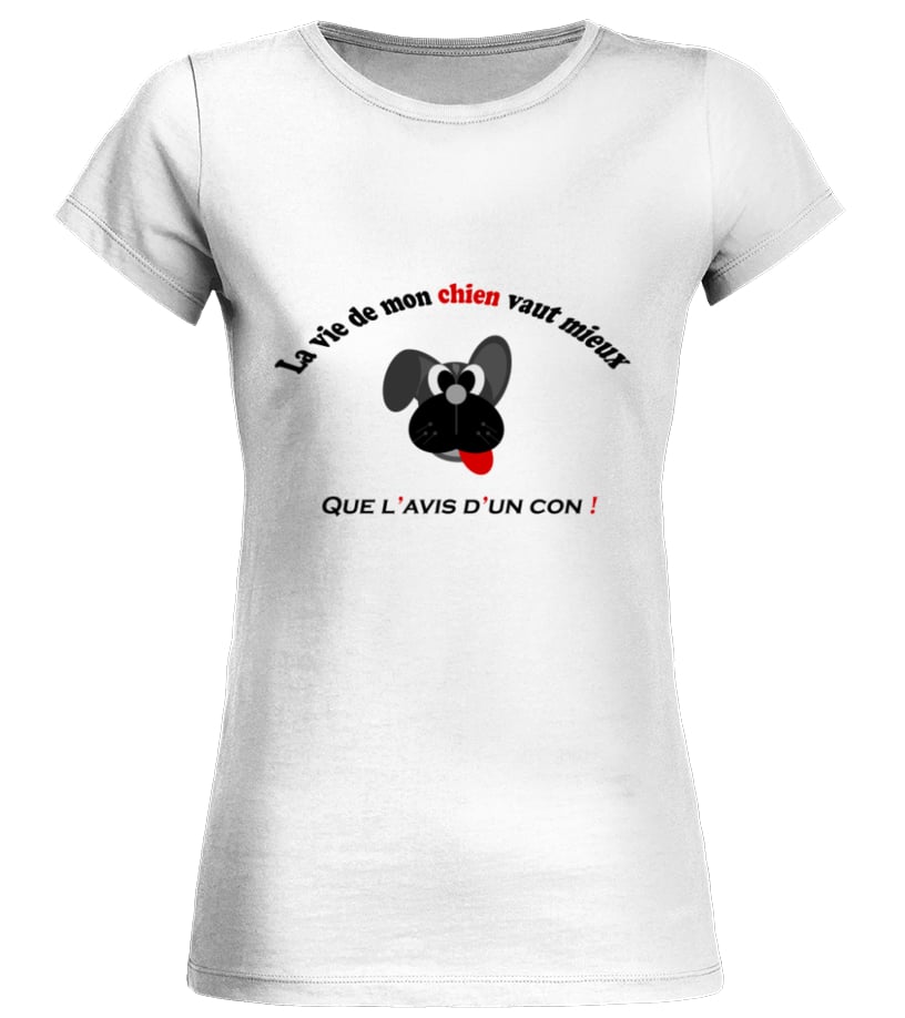 T-shirt vie chiens