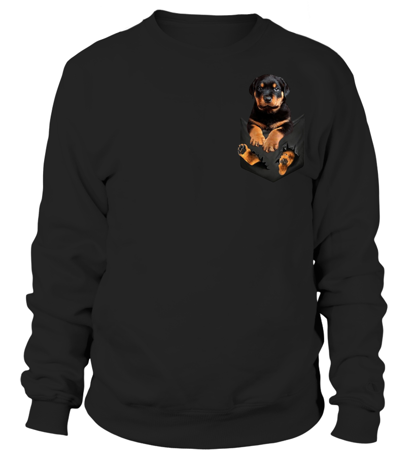 rottweiler pocket t shirt