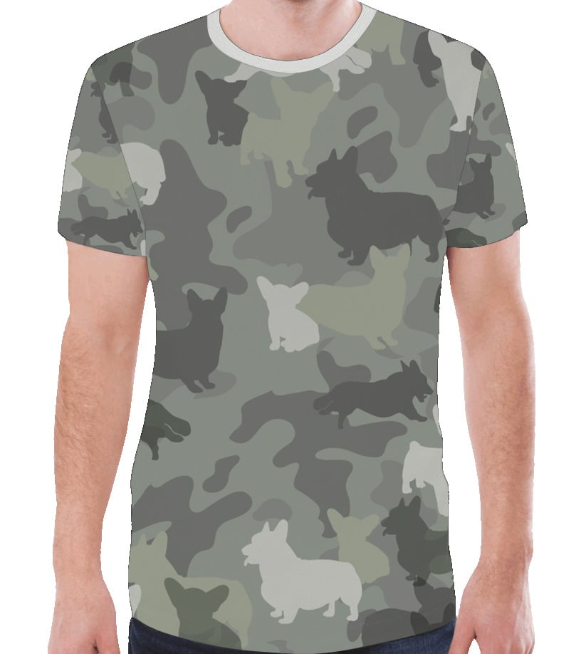 corgi camo shirt