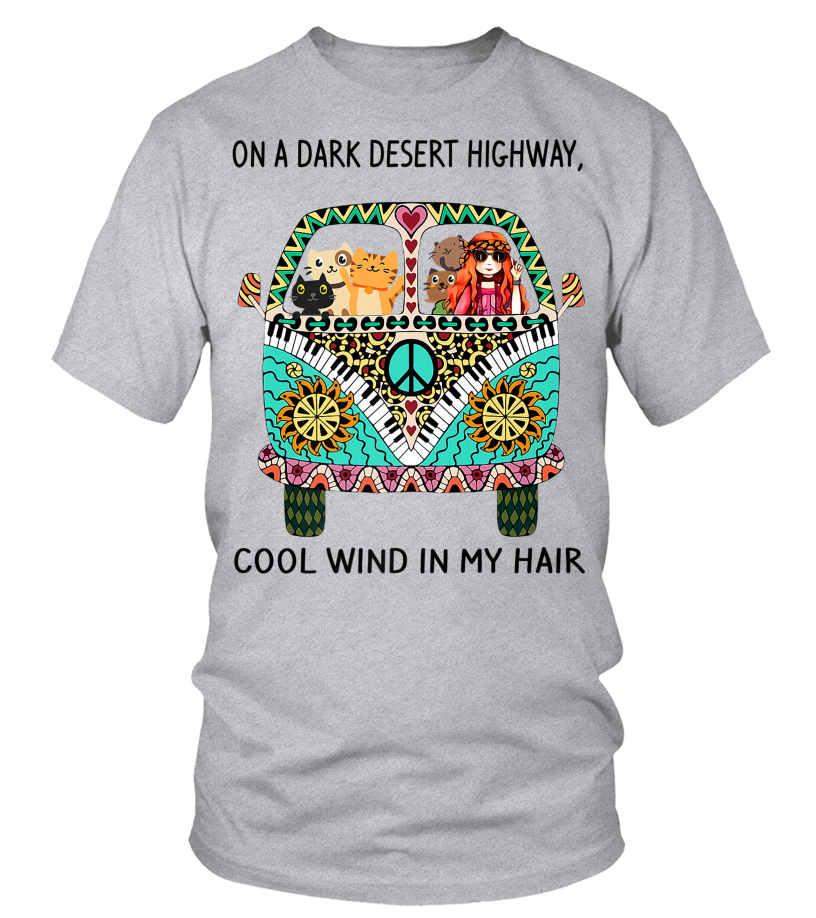 On a dark desert highway cat t clearance shirt