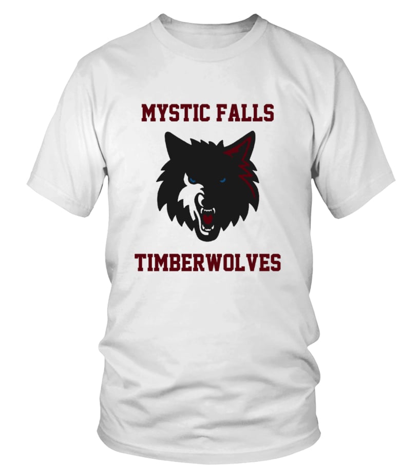 Mystic falls best sale timberwolves shirt