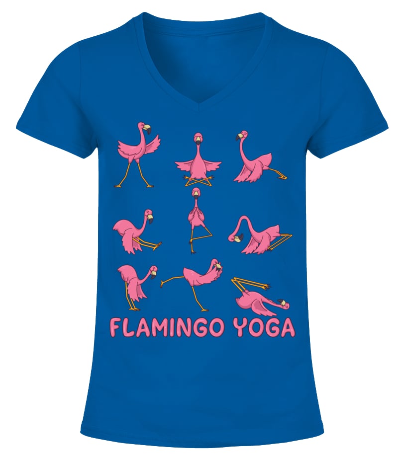 Flamingo Yoga Shirt Flamingo Yoga Pose Meditation Men Women Long