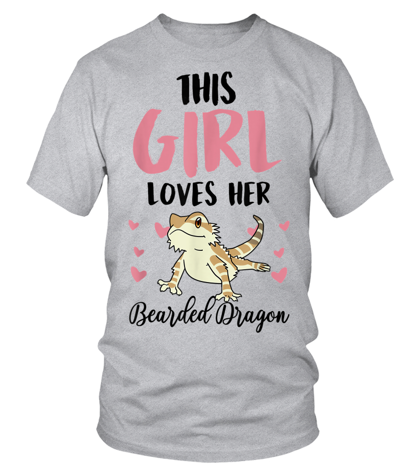 This Girl Loves Her Bearded Dragon Lizard T-Shirt